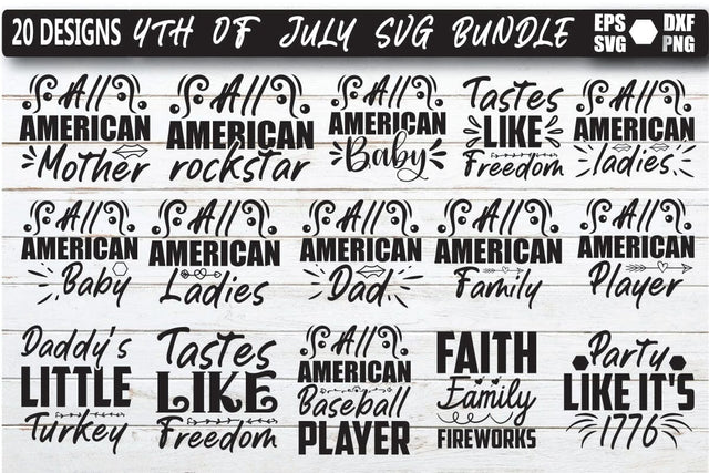 4Th Of July Svg Bundle SVG Shahin alam 