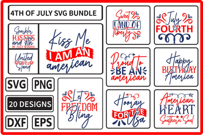 4th of July SVG Bundle SVG Shahin alam 