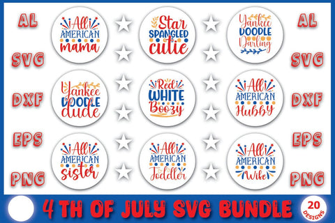 4th of July SVG Bundle SVG Shahin alam 