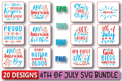 4Th Of July Svg Bundle SVG Shahin alam 
