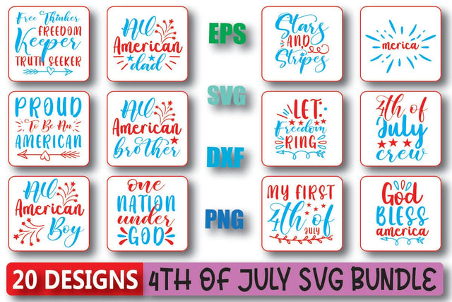 4Th Of July Svg Bundle SVG Shahin alam 