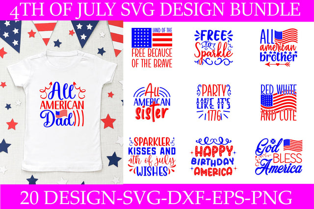 4th of July SVG Bundle SVG Shahin alam 