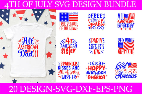 4th of July SVG Bundle SVG Shahin alam 
