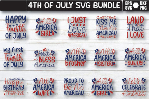 4Th Of July Svg Bundle SVG Shahin alam 