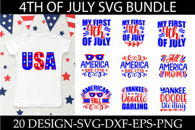 4th of July SVG Bundle SVG Shahin alam 