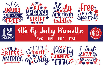 4th Of July SVG Bundle SVG Svgcraft 