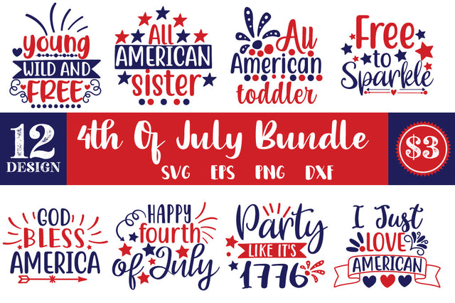 4th Of July SVG Bundle SVG Svgcraft 