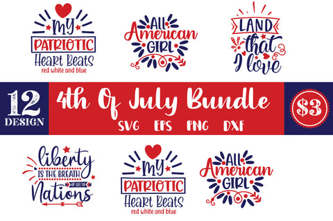 4th Of July SVG Bundle SVG Svgcraft 