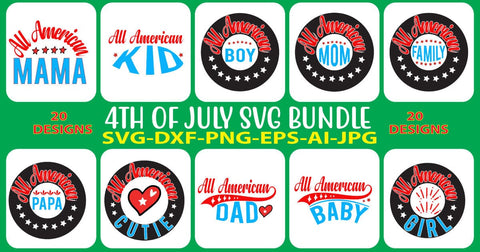 4th Of July SVG Bundle SVG Syaman 