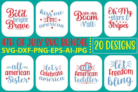 4Th Of July SVG Bundle SVG Syaman 