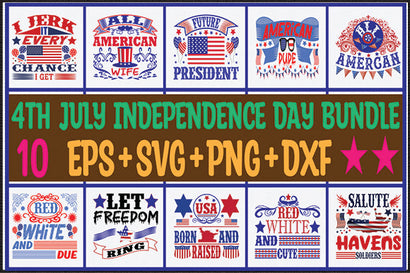 4th of July SVG Bundle SVG thesvgfactory 