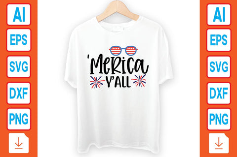 4th Of July SVG Bundle T-shirt Design Vol. 8 SVG Craftlabsvg24 