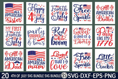 4th of July svg bundle vol 3 SVG buydesign 