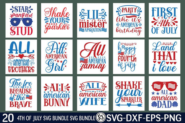 4th of July svg bundle vol 4 SVG buydesign 