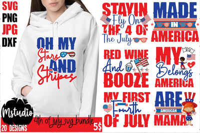 4th Of July SVG Bundle,4Th July SVG Bundle,USA Flag Svg, Independence Day, 4th of July Svg Bundle, Patriotic Svg, America Svg, USA Svg, July 4th Svg SVG MStudio 
