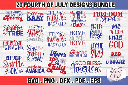 4th of july SVG Bundle,America svg Bundle,USA Flag svg Bundle,Independence Day Svg Bundle SVG NS Arts Shop 