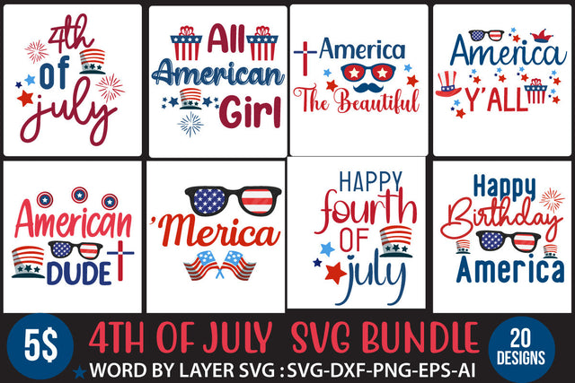 4th of july SVG Bundle,America svg Bundle,USA Flag svg Bundle,Independence Day Svg Bundle,4th of July SVG Bundle, Love USA SVG Cut Files SVG BlackCatsMedia 