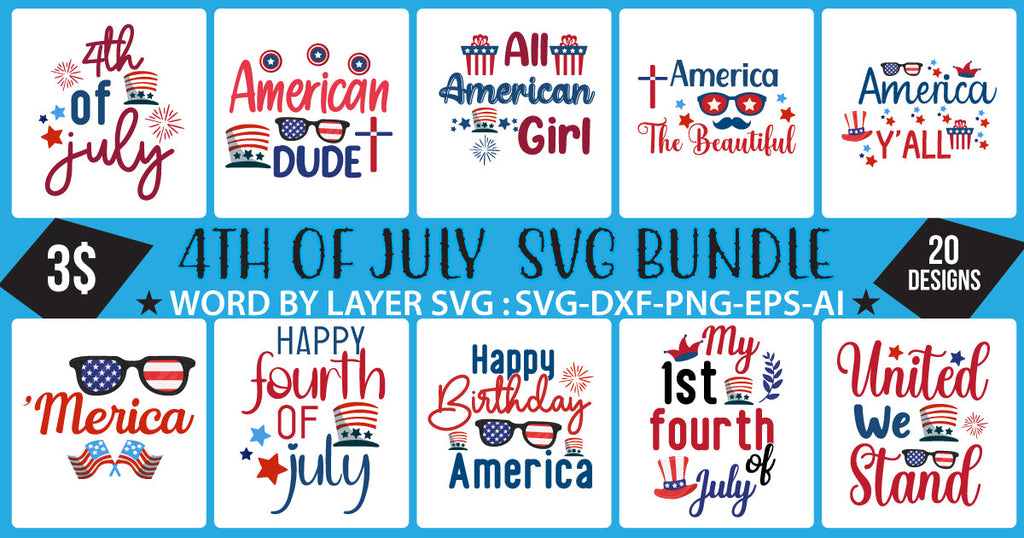 4th of july SVG Bundle,America svg Bundle,USA Flag svg Bundle ...