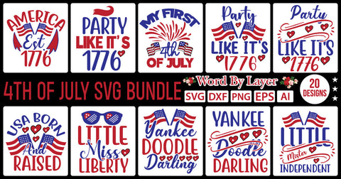 4th Of July Svg Bundle,SVG Patriotic Fighter Pilot Aviator Sunglasses Stars Stripes Clipart Clip Art Sublimation or Vinyl Shirt Design SVG DesignPlante 503 