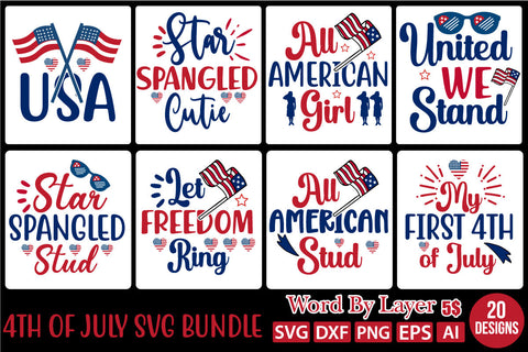 4TH OF JULY SVG BUNDLE,SVGs,quotes-and-sayings,food-drink,mini-bundles,print-cut,on-sale, SVG DesignPlante 503 