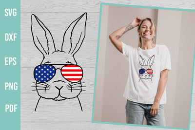 4th of July SVG | Bunny SVG | Hand Drawn SVG Irina Ostapenko 