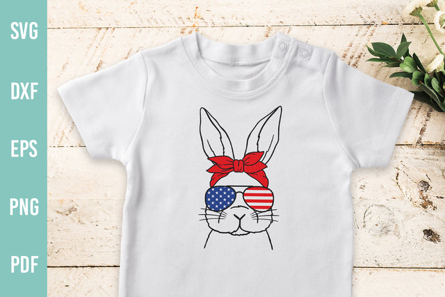 4th of July SVG | Bunny SVG | Hand Drawn SVG Irina Ostapenko 