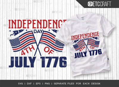 4th Of July SVG Cut File, 4th Of July Svg, Independence Day Svg, America Svg, Patriotic Svg, USA Flag, Holiday Svg, Forth July Quote, ETC T00466 SVG ETC Craft 