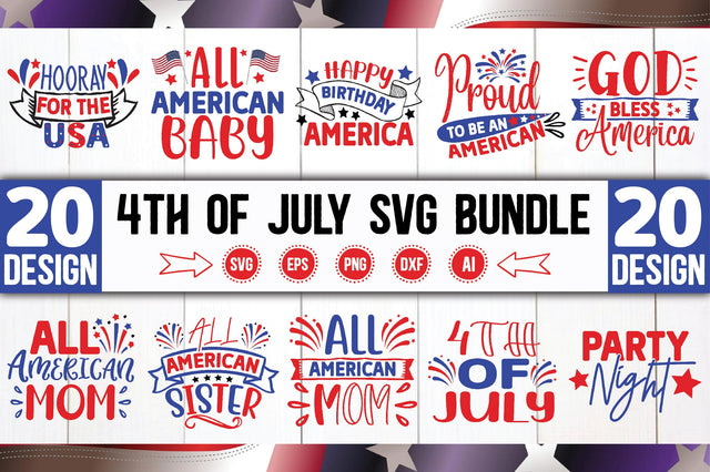 4th of July SVG Design Bundle SVG Ariyan 