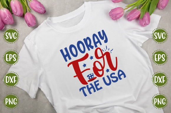 4th of july Svg Design Hooray for the usa SVG SH_Tee store 