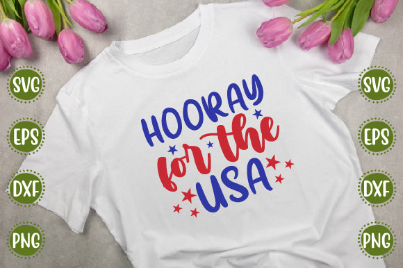 4th of july Svg Design Hooray for the USA SVG SH_Tee store 