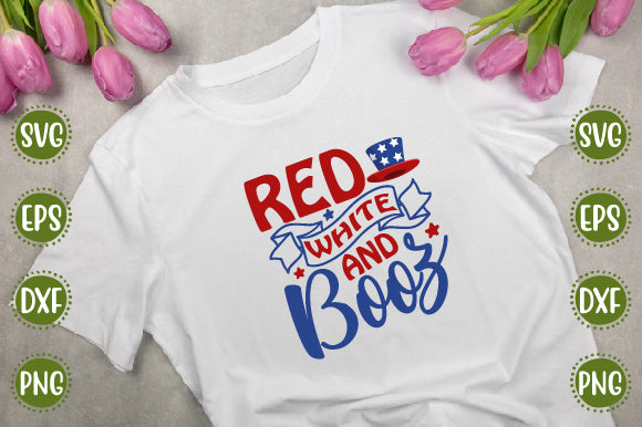 4th of july Svg Design Red white and booz SVG SH_Tee store 