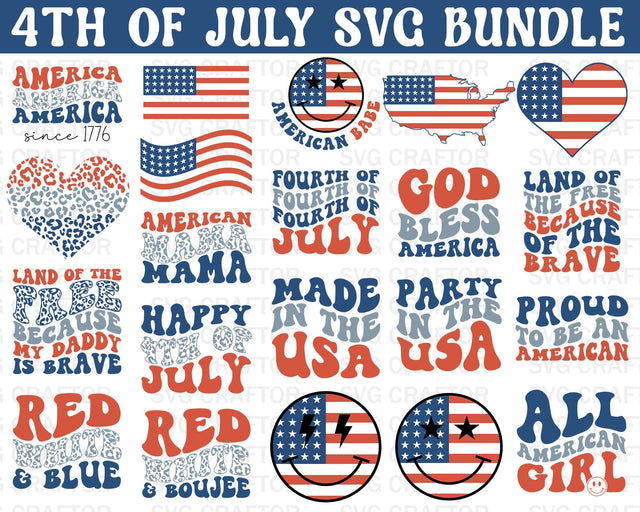 4th Of July Svg, Independent Svg, 4th Of July Elements, American Flag Svg, God Bless America, Retro Svg, Groovy Svg, 4th Of July Shirts Svg SVG MD mominul islam 