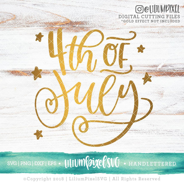 4th of July SVG Lilium Pixel SVG 