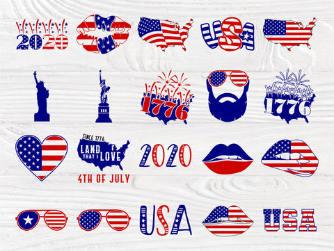 4th of July SVG, Patriotic Svg, American Flag Svg SVG TonisArtStudio 