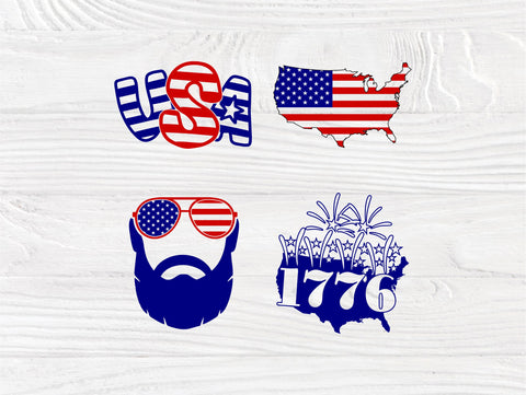 4th of July SVG, Patriotic Svg, American Flag Svg SVG TonisArtStudio 