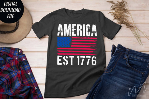 4th of July svg, USA t shirt svg, Independence day svg SVG Isabella Machell 
