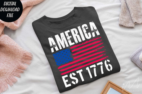 4th of July svg, USA t shirt svg, Independence day svg SVG Isabella Machell 