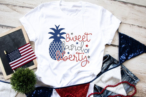 4th of July Sweet Land of Liberty SVG Morgan Day Designs 