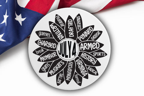 4th of July Word Art SVG Bundle SVG DESIGNS DARK 