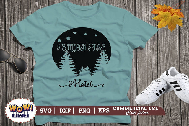 5 billion star hotel svg, Camping svg, RV svg, Dxf, Png SVG Wowsvgstudio 