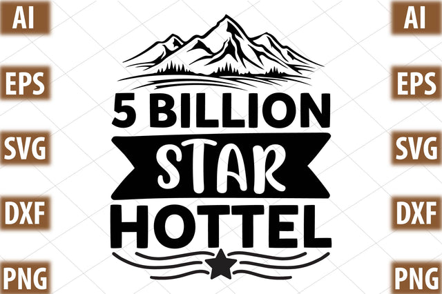 5 billion star hottel SVG SVGista 