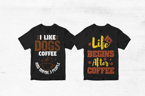 5 Coffee T-Shirt Design Bundle-Trendy Pod Best T-Shirt Design Bundle SVG Svgcraft 