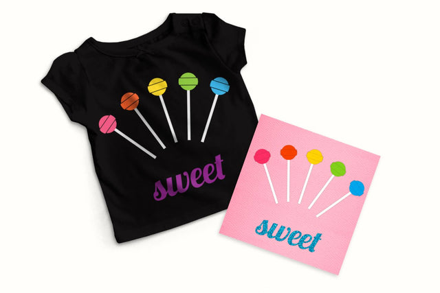 5 Sweet Lollipops SVG Designed by Geeks 