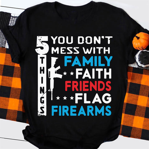 5 Things You Don't Mess SVG With Second Amendment Sublimation Patriotic Print Design America EPS SVG DiamondDesign 
