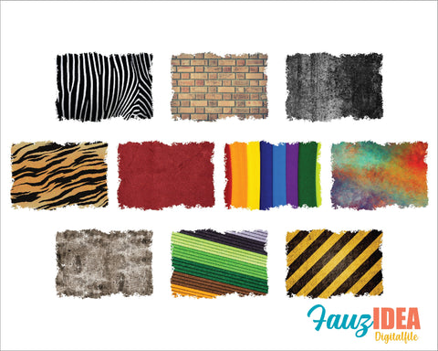 50 Background Splash PNG sublimation design Bundle - Printable - Print and Transfer - PNG Transparent - Element Collection v.2 Sublimation Fauz 