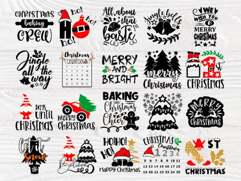 50 Christmas SVG Bundle, Winter Svg, Shirt Designs SVG TonisArtStudio 