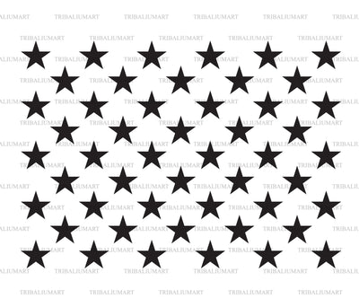 50 stars SVG TribaliumArtSF 