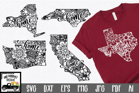 50 States Home Mandala SVG Bundle SVG Old Market 