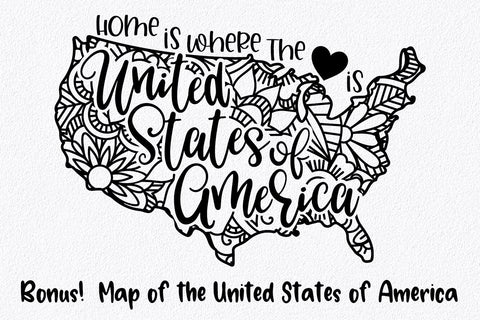 50 States Mandala SVG Bundle - State SVG Cut File SVG Old Market 