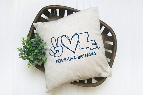 50 States SVG Bundle - Peace Love US State Bundle SVG Old Market 